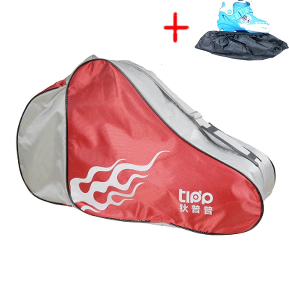 Long Feng Tipip Professional Inline Skates Travel Backpack Bag (Three Floor) add Clear Cover