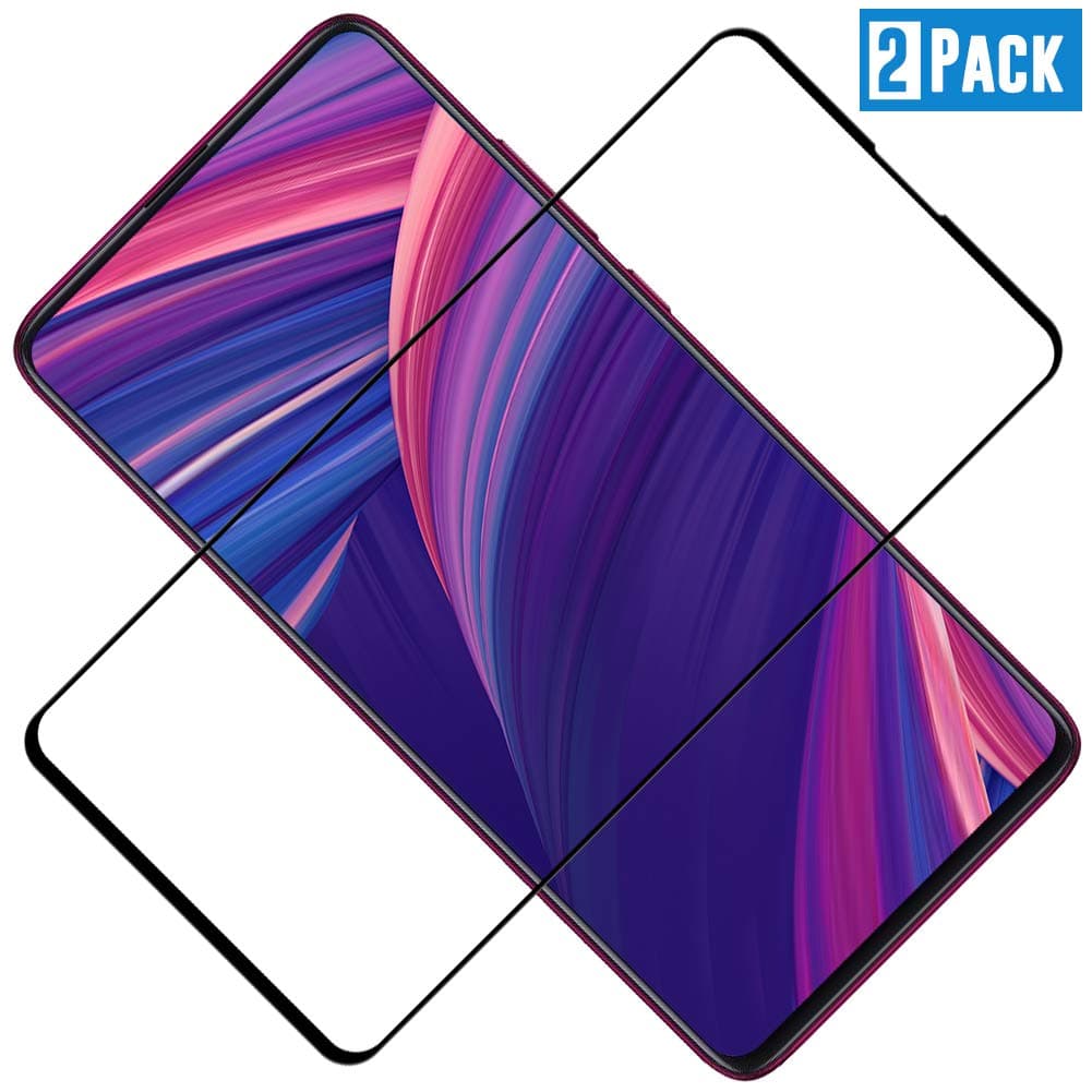 TOCYORIC Mi 9T Screen Protector, Mi 9T Pro Tempered Glass Screen Protector [Fit Perfectly] [Full Coverage] [2 Pack] 9H Hardness Glass Xiaomi MI 9T and Mi 9T Pro Screen Protector