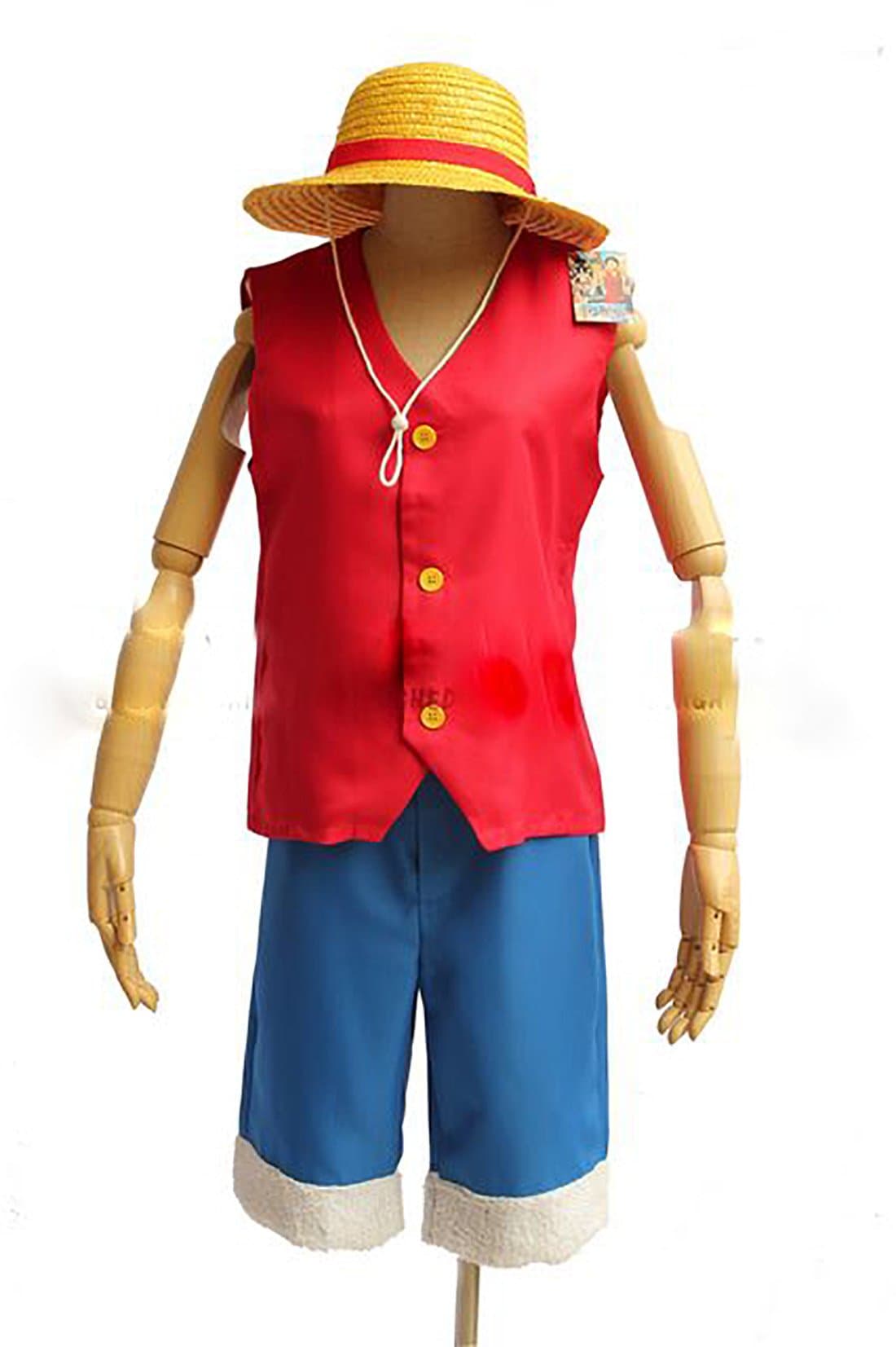 One Piece Monkey D Luffy Anime Cosplay Costume FULL Set COS76