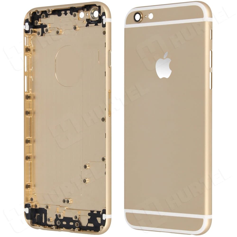 TOTTA Metal Back Panel for Apple iPhone 6 Plus - Gold