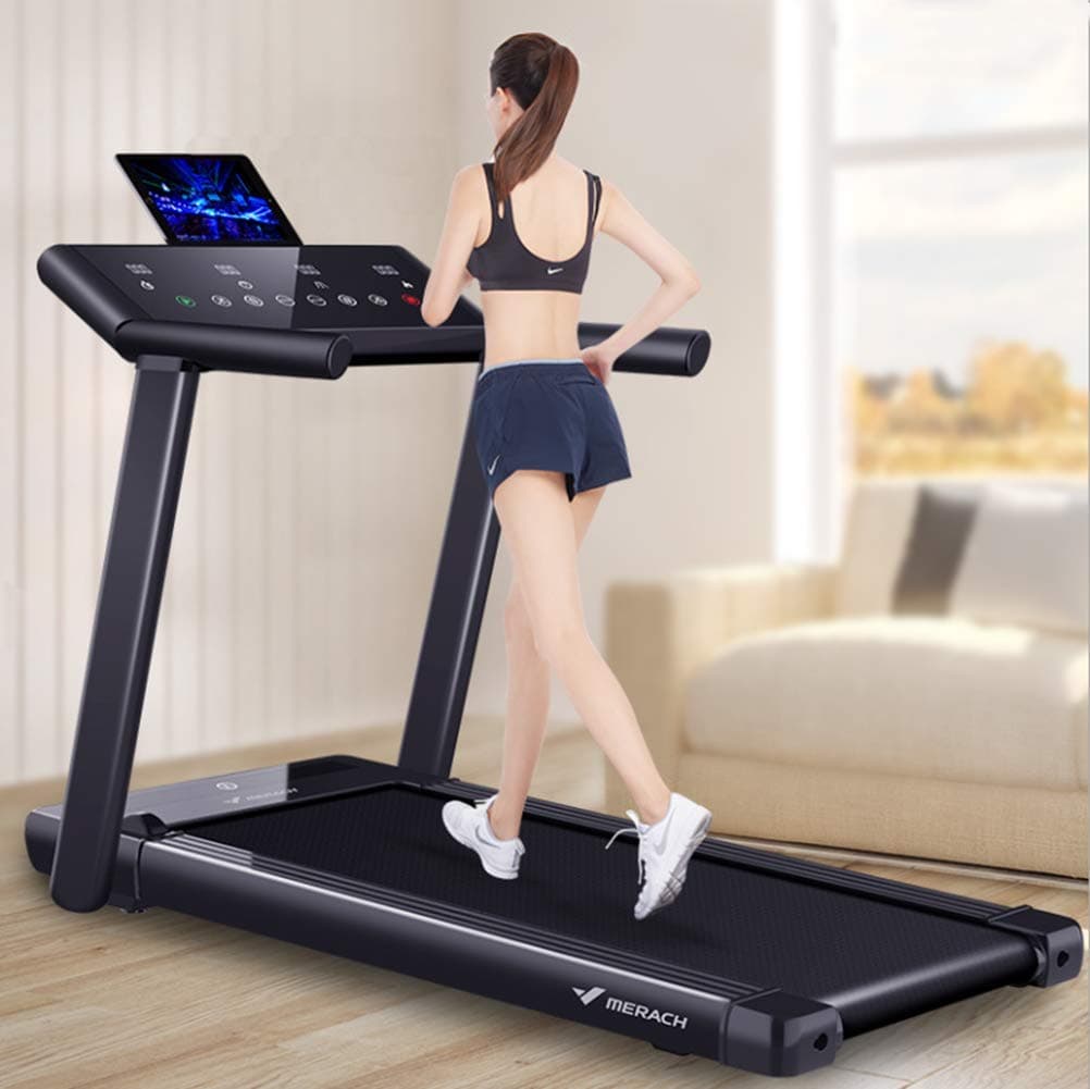 GOLDEN MANGO Treadmill, Foldable Home Treadmill, Multifunctional Portable Mechanical Treadmill with Large LED Screen, Suitable for Weight Loss And Fitness Use.