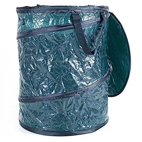 Collapsible Yard Bin Garbage Can with Lid for Leaves 30 Gallon