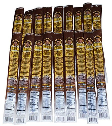 Pure Grassfed U.S.A. Beef Jerky Snack Sticks - 18 pack Chipotle Adobo | Grass Fed | Gluten Free | No Antibiotics | No Hormones | No Nitrates