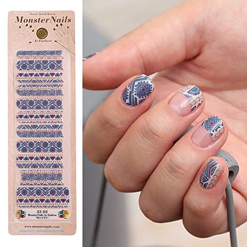 MonsterNails Nailstickers Gelstrips No.3502