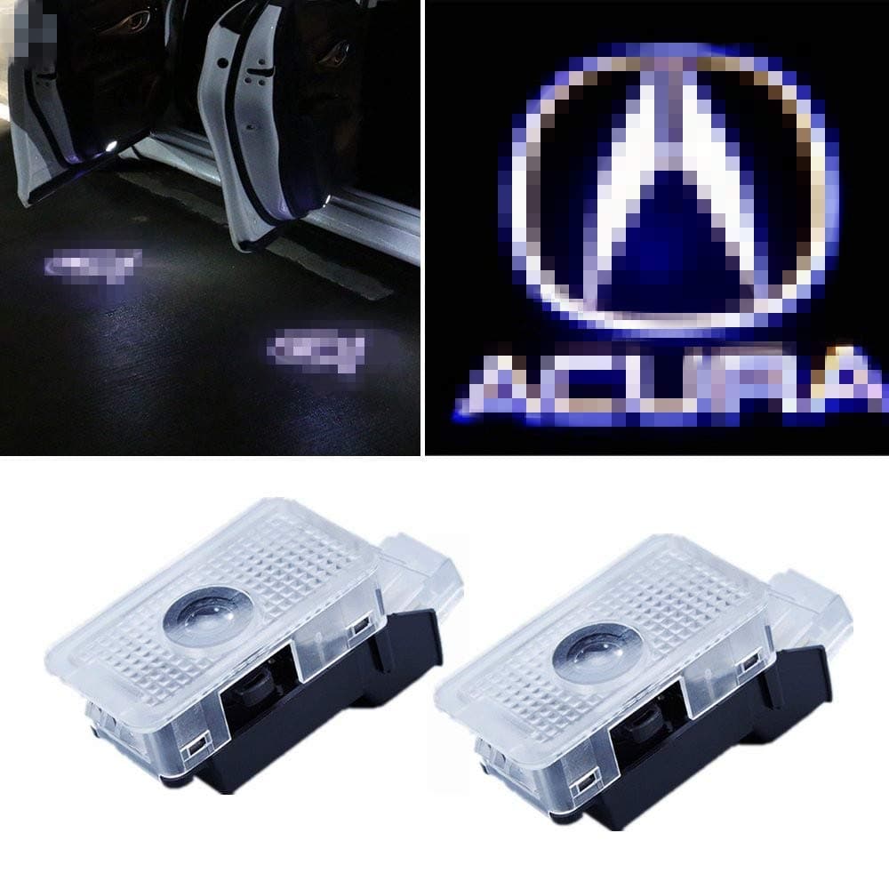 AMINEY Car Door LED Lighting Entry Ghost Shadow Projector Welcome Lamp Logo Light for Acura Series (2 Pack)