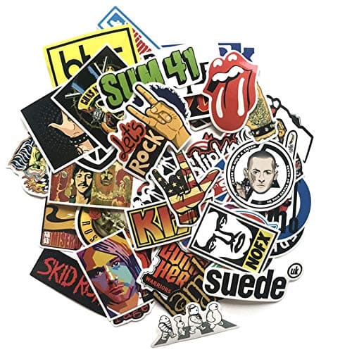 Freedomanoth Sticker Pack [52-Pcs], Graffiti Sticker Decals Vinyls For Laptop,Cars,Motorcycle,Bicycle,Skateboard Luggage,Bumper Stickers Hippie Decals Bomb Waterproof