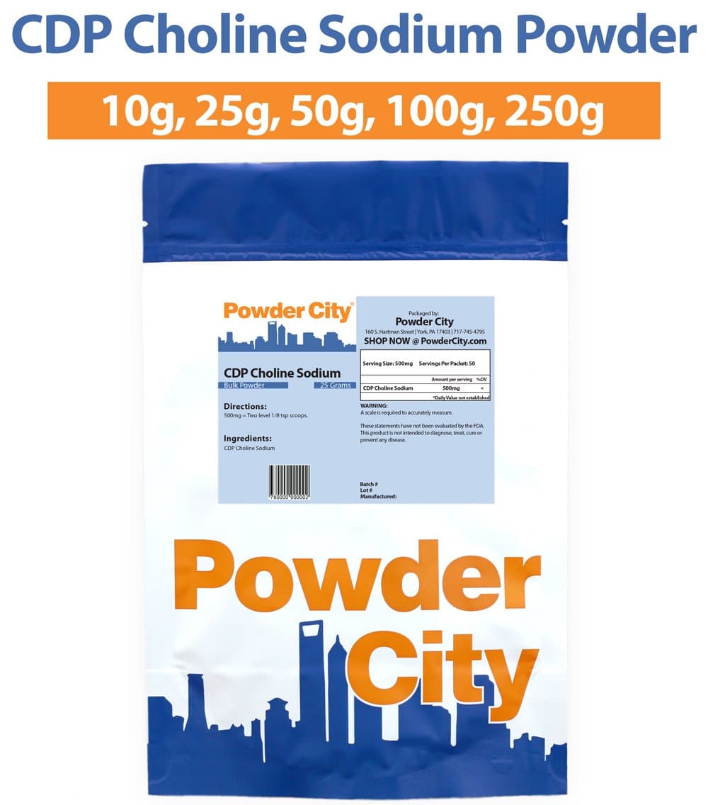 Powder City CDP Choline (250 Grams)
