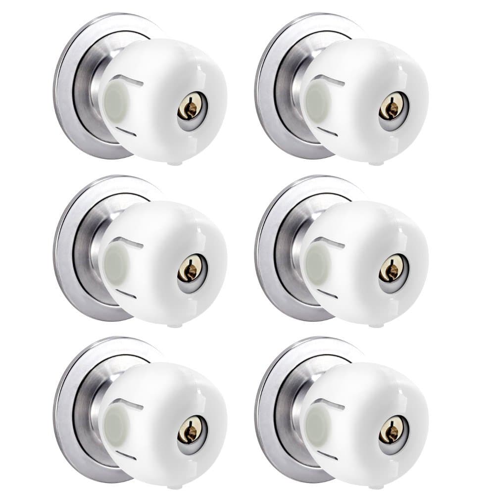 Door Knob Covers (6pc) & Corner Protectors (4pc) Mega Bundle by Max Strength Pro, Safety Locks & Guards Best for Childproofing Your Doors & Tables, Easy to Install, Get Protected Today!