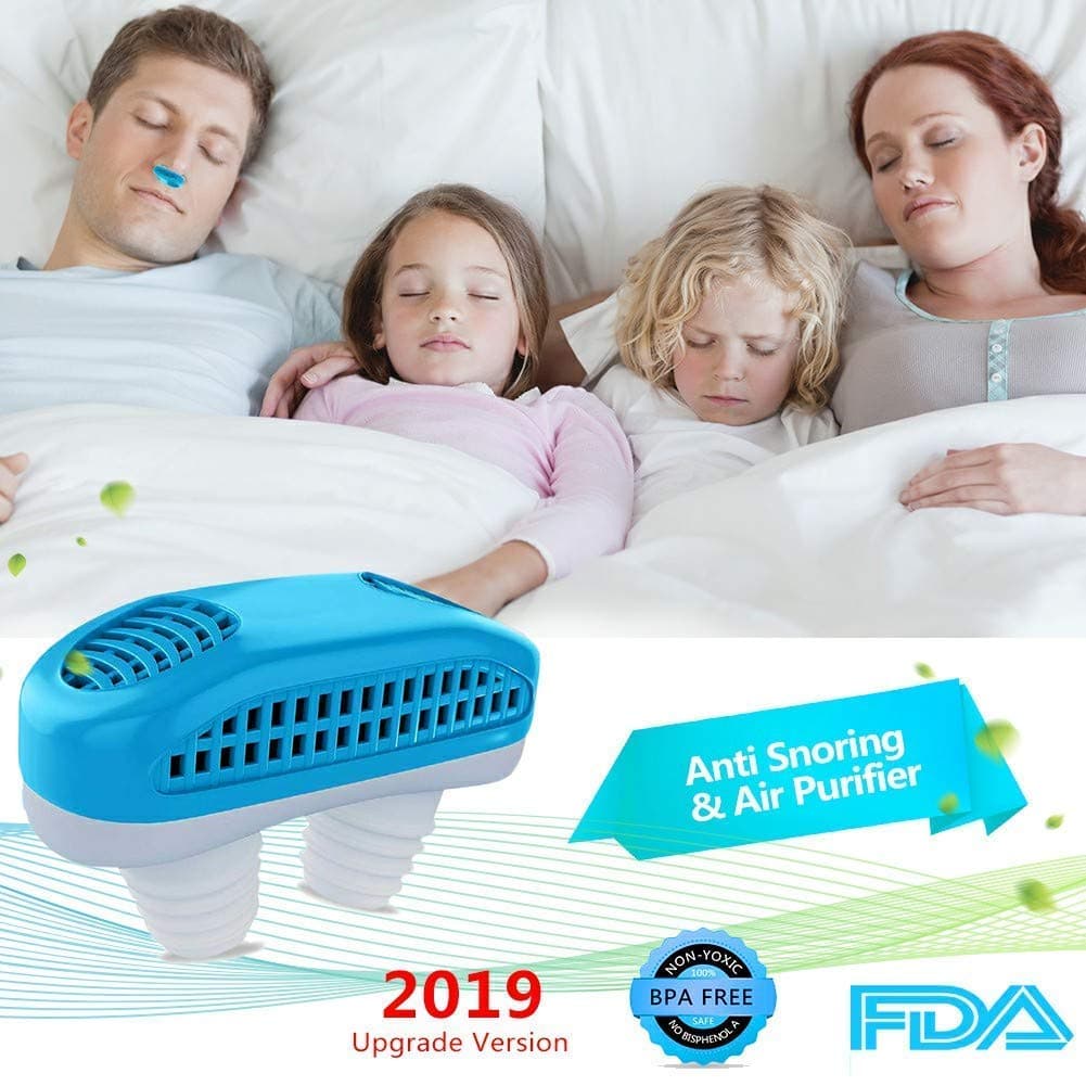 2-in-1 Anti Snoring Devices, Snoring Solution Nasal Dilator Nose Vents Plugs Clip Stop Snoring Aids Snore Stopper Reduce Snoring Sleeping Aid Device for Ease Breathing Comfortable Sleeping