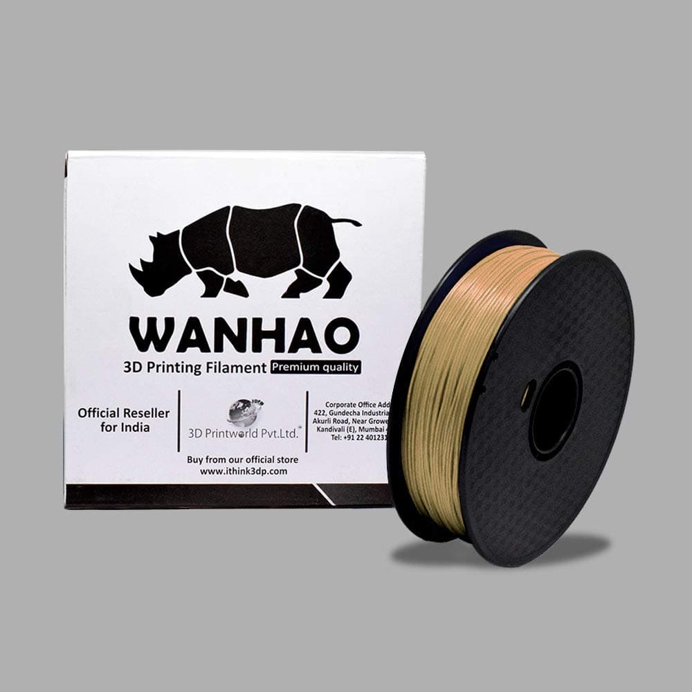 Wanhao Original 1.75mm Wood PLA 3D Printer Filament - By 3D Print World