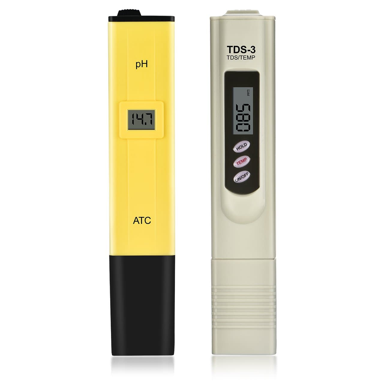 TOPELEK Digital PH Meter Water Quality Tester TDS Test Meter Pancellent TDS PH 2 in 1 Kit