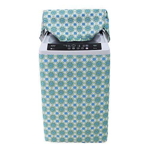 [Egbinmd]Washing machine cover can be waterproof sunscreen New style flower pattern Washing machine and dryer