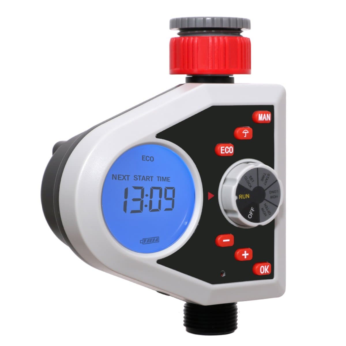 Yardeen Hose Water Timer Sprinkler Timer Irrigation Controller System Automatic Single-Valve LCD Display Gardening Tool for Garden