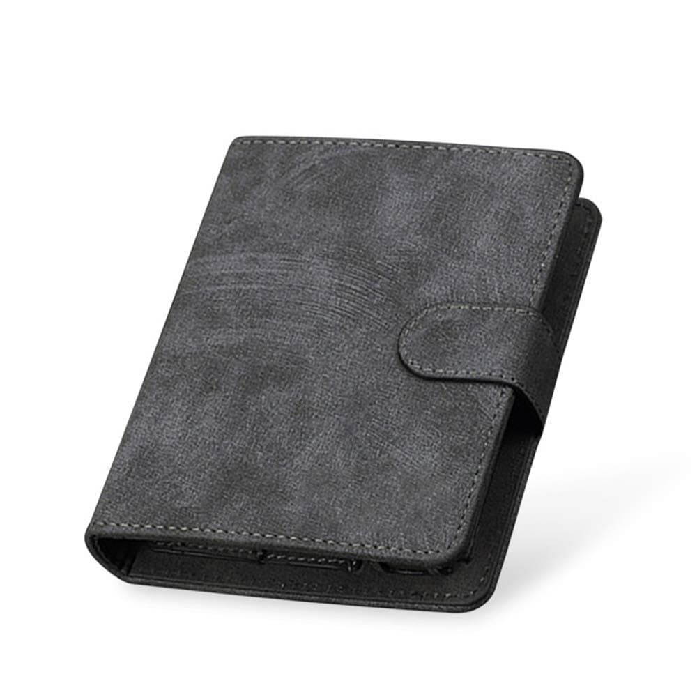 DKEnjoy PU Leather Full Protective Cover Carrying Storage Bag Wallet Card Holder for IQOS 3.0 Electronic Cigarette (Gray)