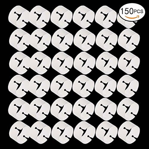 150 PCS Decorative Decor Balloon Rings Buckle Balloon Arch Folder Convenient Clip Connector Multiple Accessories