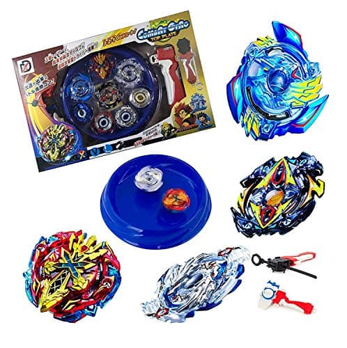 Bey Battle Blade Burst High Performance Battling Top Set with 4D Launcher Grip and Arena Set Gyro Burst Evolution Attack Pack