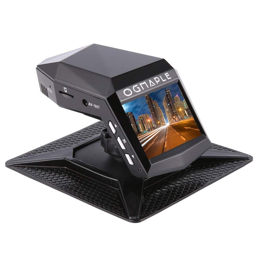 Car Video Recorder 1296P Car Dashboard Camera IR Night Vision 2-inch Screen 140° Wide Angle with Loop Recording Parking Monitor G-Sensor WDR(SD Card NOT Included)