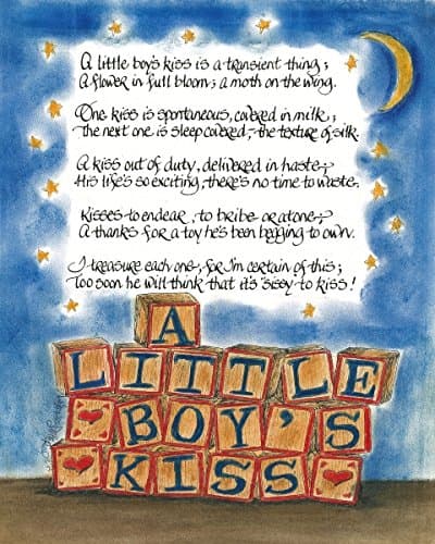 LPG Greetings A Little Boys Kiss Decor, Multi