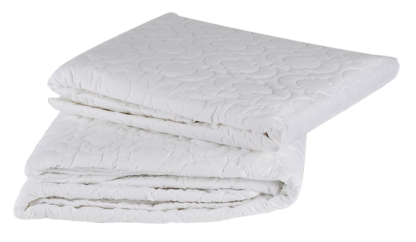 BROLLY Sheet - Waterproof Mattress Protector - Quilted - Single - White - 91 X 190 X 40cm