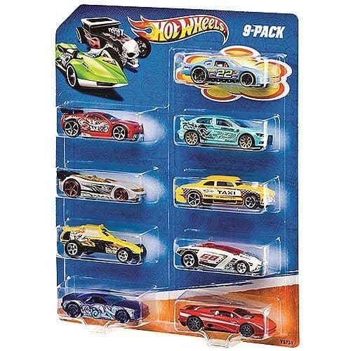 Hot Wheels (9 Pcs) 9 Pack Vehicle Gift Pack Car Toys
