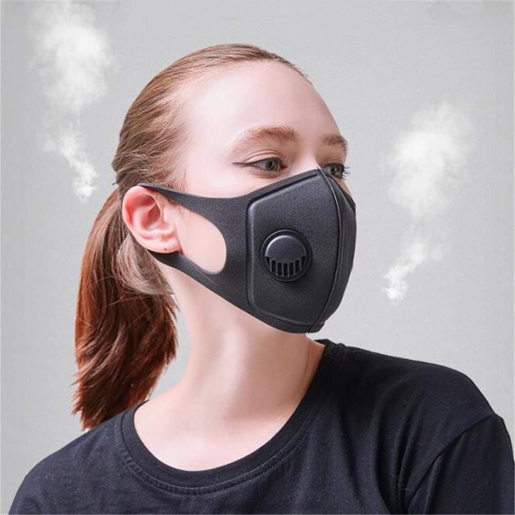 sdgfd Dust mask with valve filter, dust mask PM2.5 Windproof respirator for foggy mist Respirator mask Fine dust mask Protective mask N95 Washable