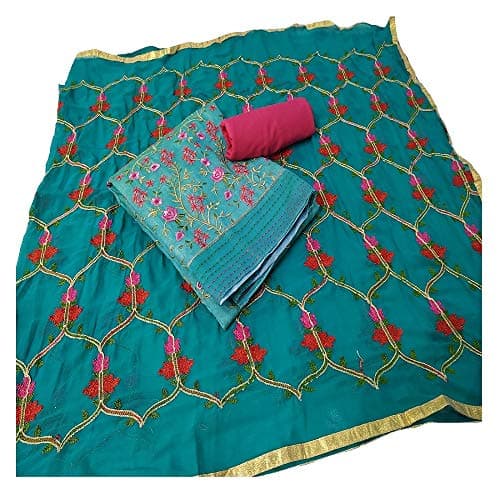 Monika Silk Mill Chanderi Dress Material