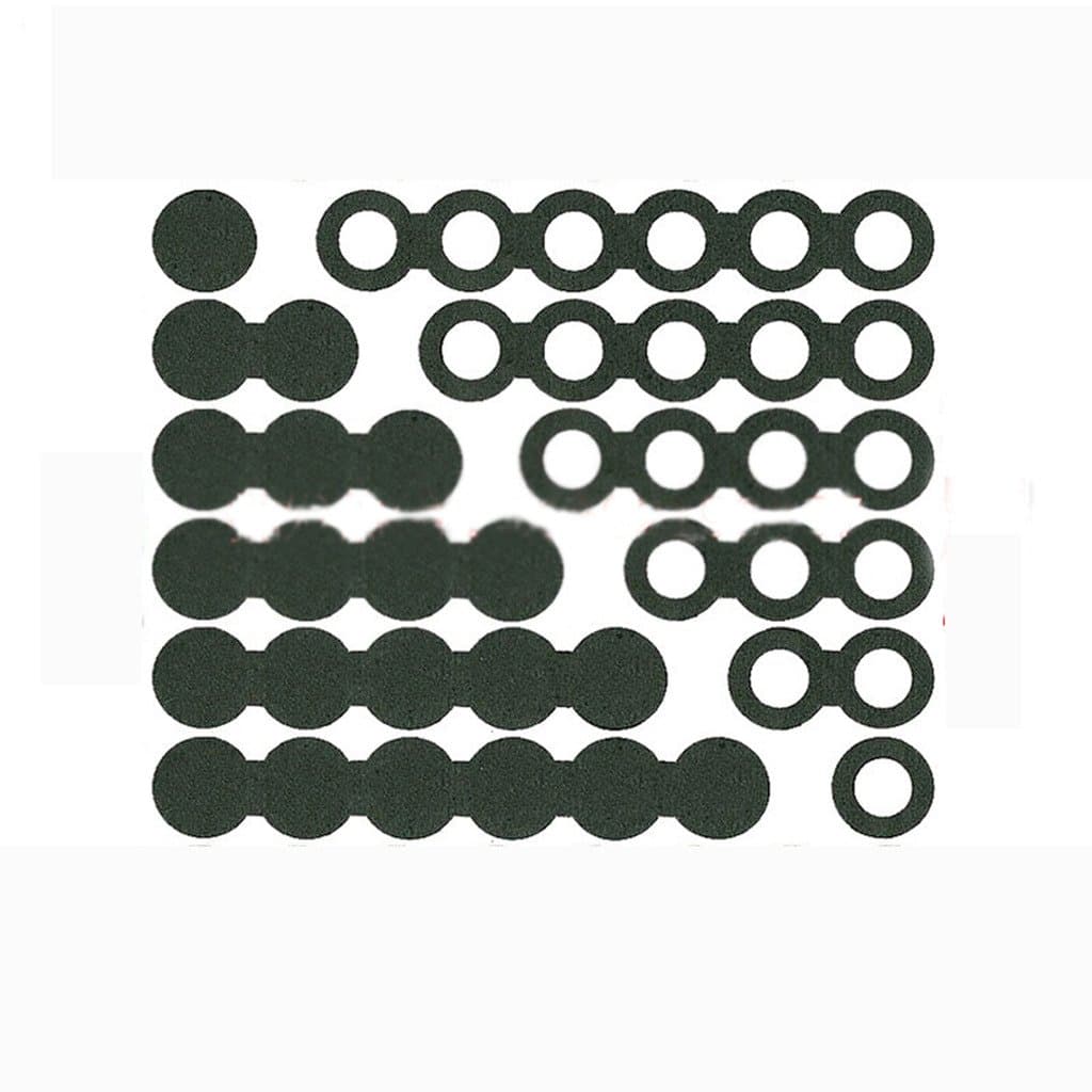 50pcs cardboard 18650 battery Insulators Electrical Insulating Adhesive Paper