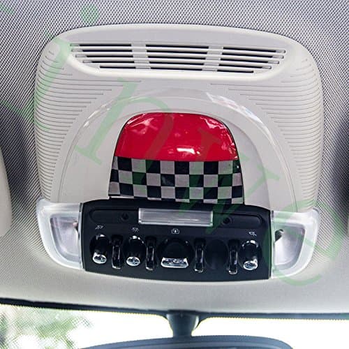 Interior Read Lamp LED Lighting Light Cover Sticker Trim for Mini Cooper F55 Hardtop F56 Hatchback F57 Covertible (6)