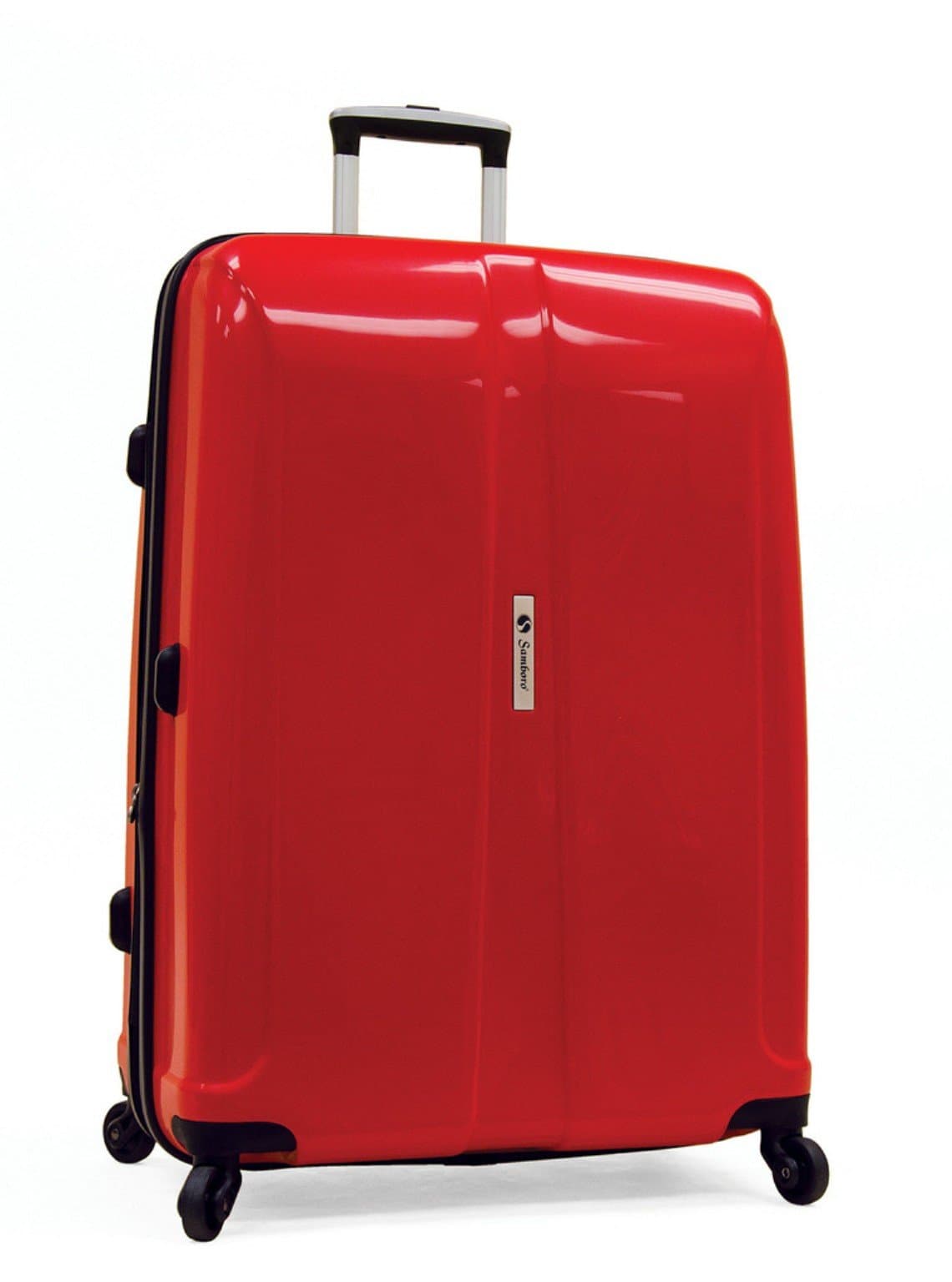 Samboro Shuttle Hardside Luggage 27 inch Expandable Spinner - Red Color
