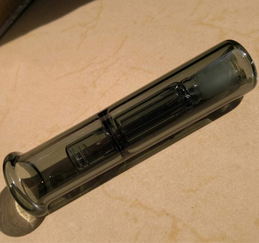 YuanXiang, 14mm Handmade Glass (Black) with Titanium Tip