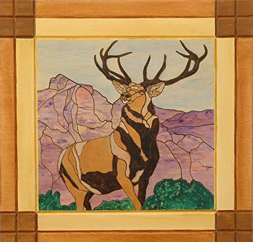 Pyrography, Wood Wall Art, Deer, Hunters Trophy