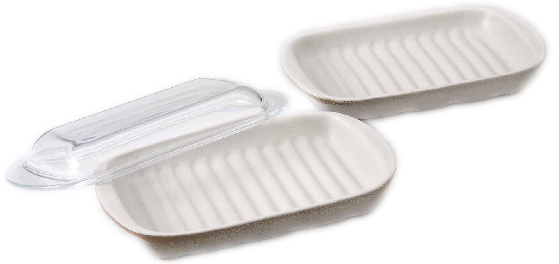 Magic dish oval (with glass lid) two No.3251