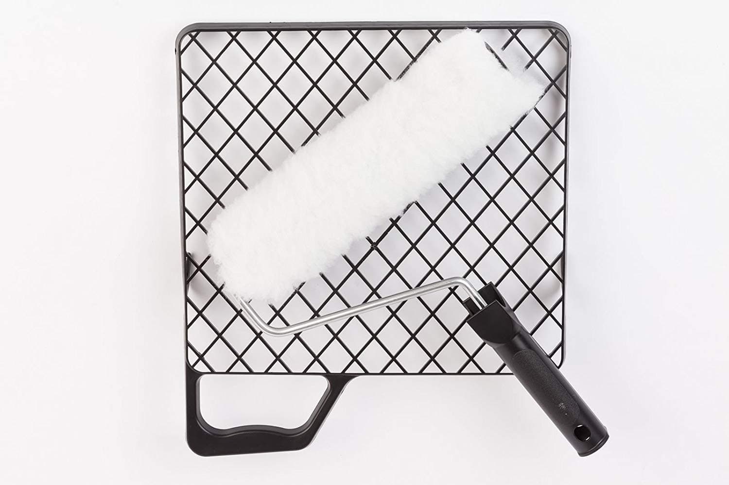 Triuso DIY painting kit roller set, 25 cm handle, black, paint roller