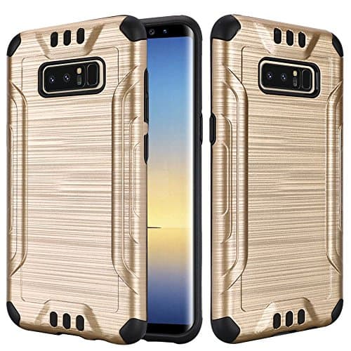 Samsung Galaxy Note 7 FE Carrying Case Protective Cover, Slim Kickstand Rugged Case For Galaxy Note 7 FE (Armor Gold)