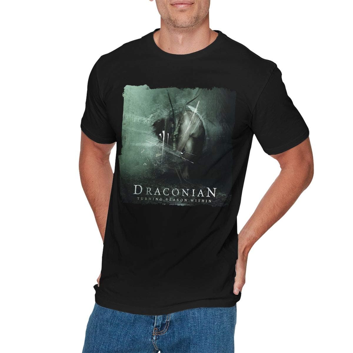 Mens Classic Draconian T Shirt Black