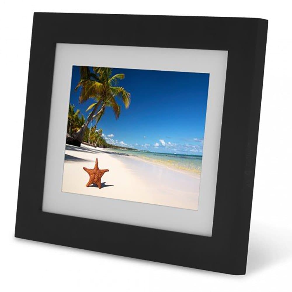 VistaQuest - 8" Digital Photo Frame - Espresso