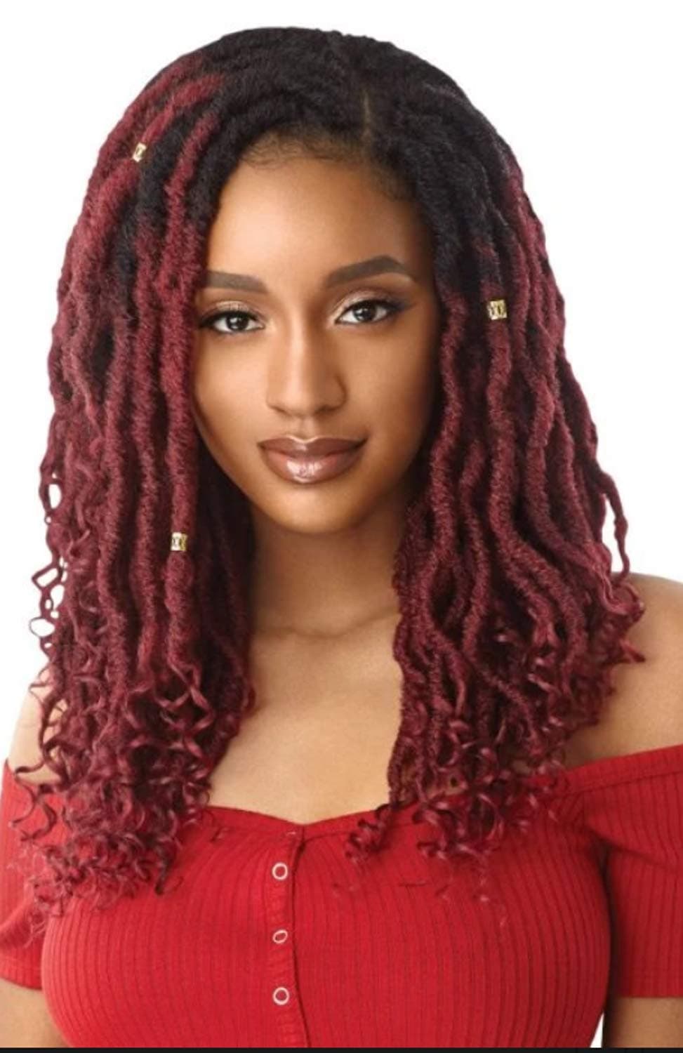 Outre Crochet Braid 30 Stands Wave Bahama Locs 14" (3 Pack, 1B)
