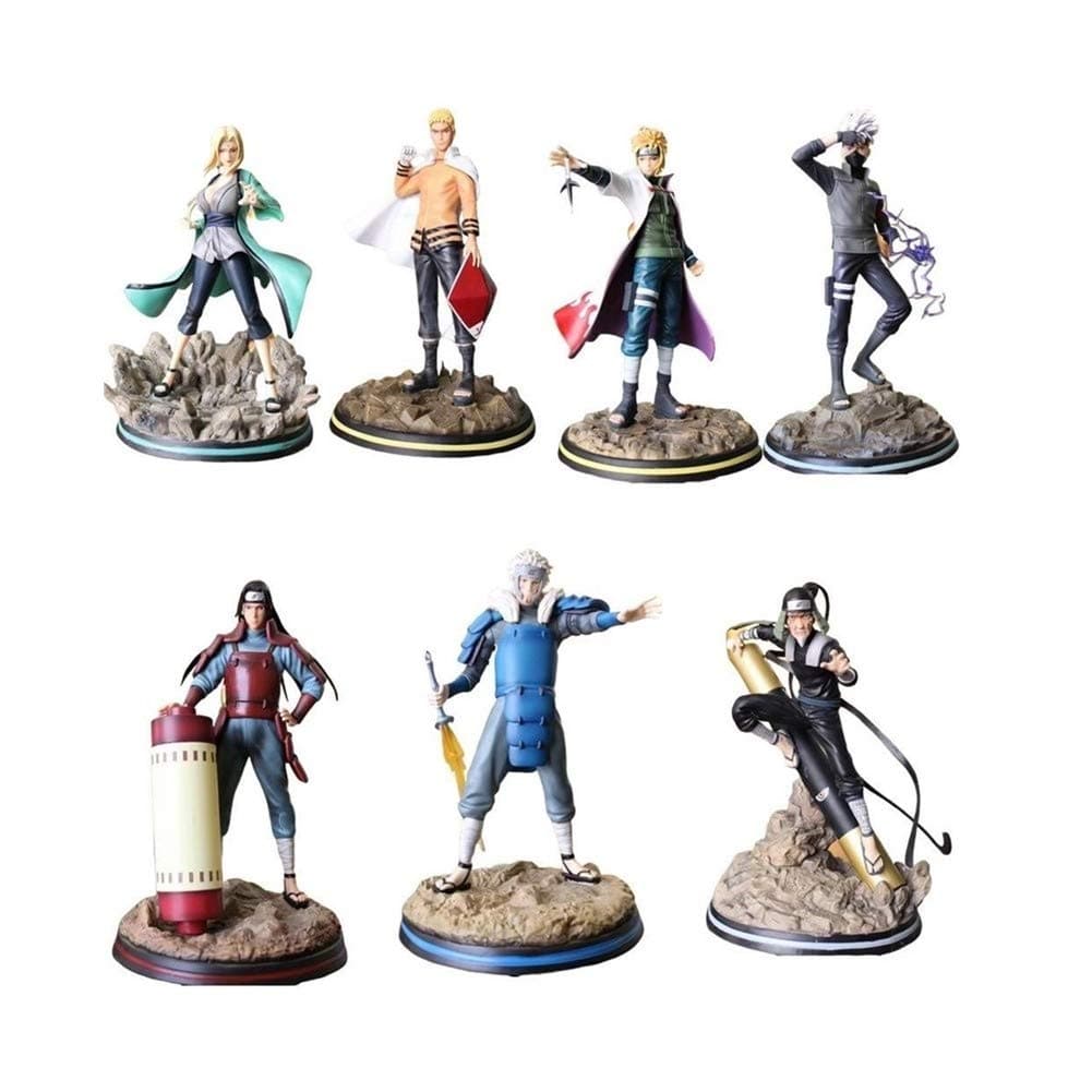 Hhh Naruto Shippuden Statue Naruto Kakashi Action Anime Figures Model PVC Toys Doll (Color : Tsunade)