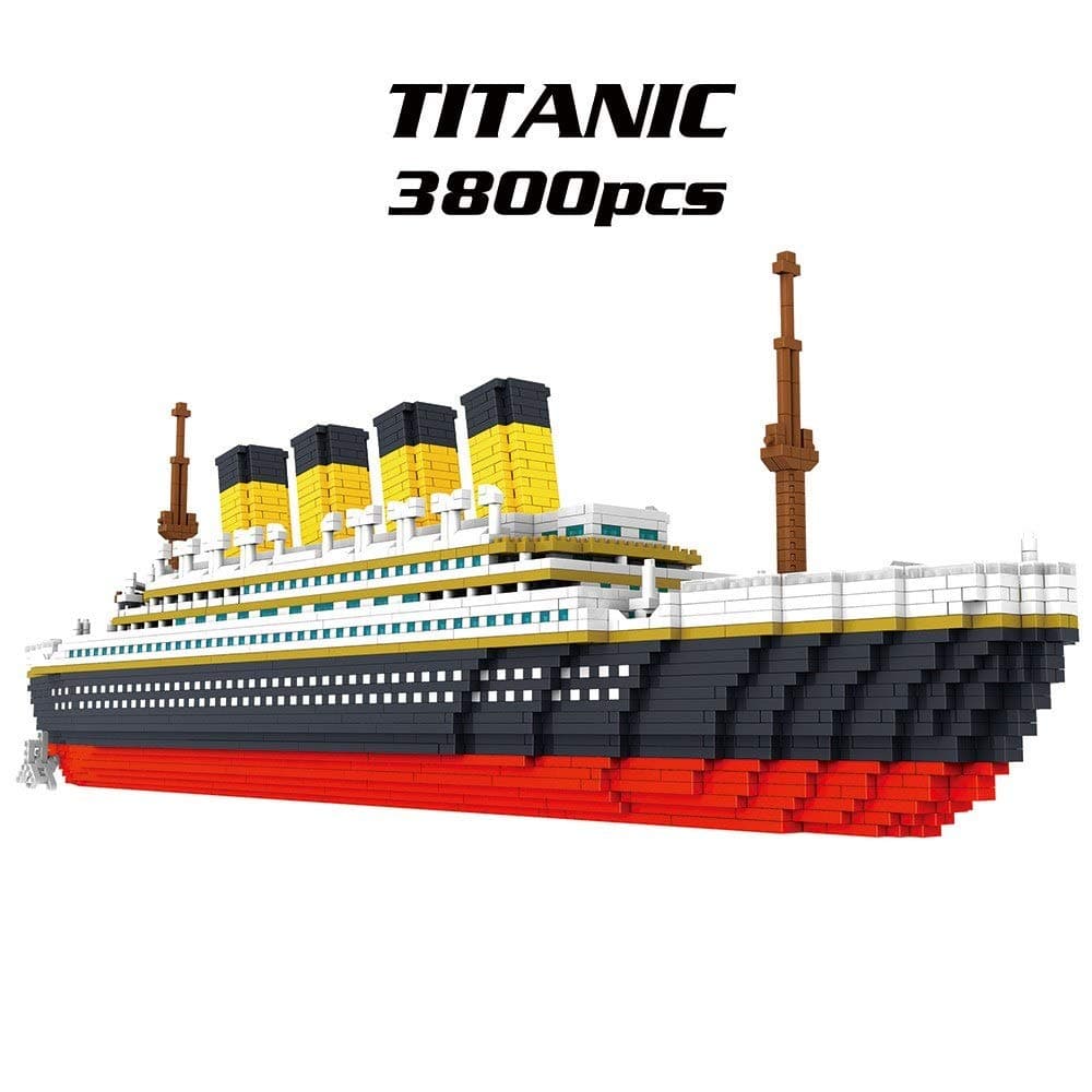AntPower 9913 Model Titanic Atomic Building Blocks Kit 3800pcs Gift Toy for Kids