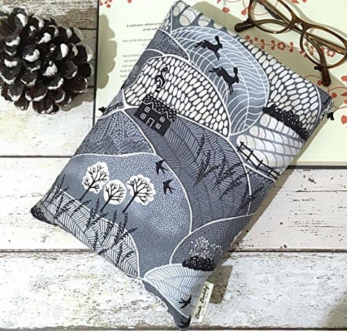 Landscape Book Buddy - Padded Paperback Hardback Pouch, 4 Sizes Meadow Sleeve