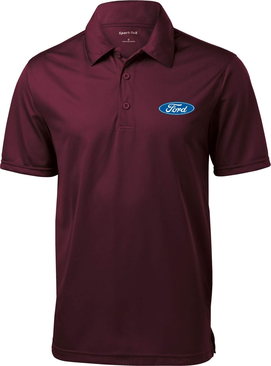 Ford Oval Textured Polo Pocket Print