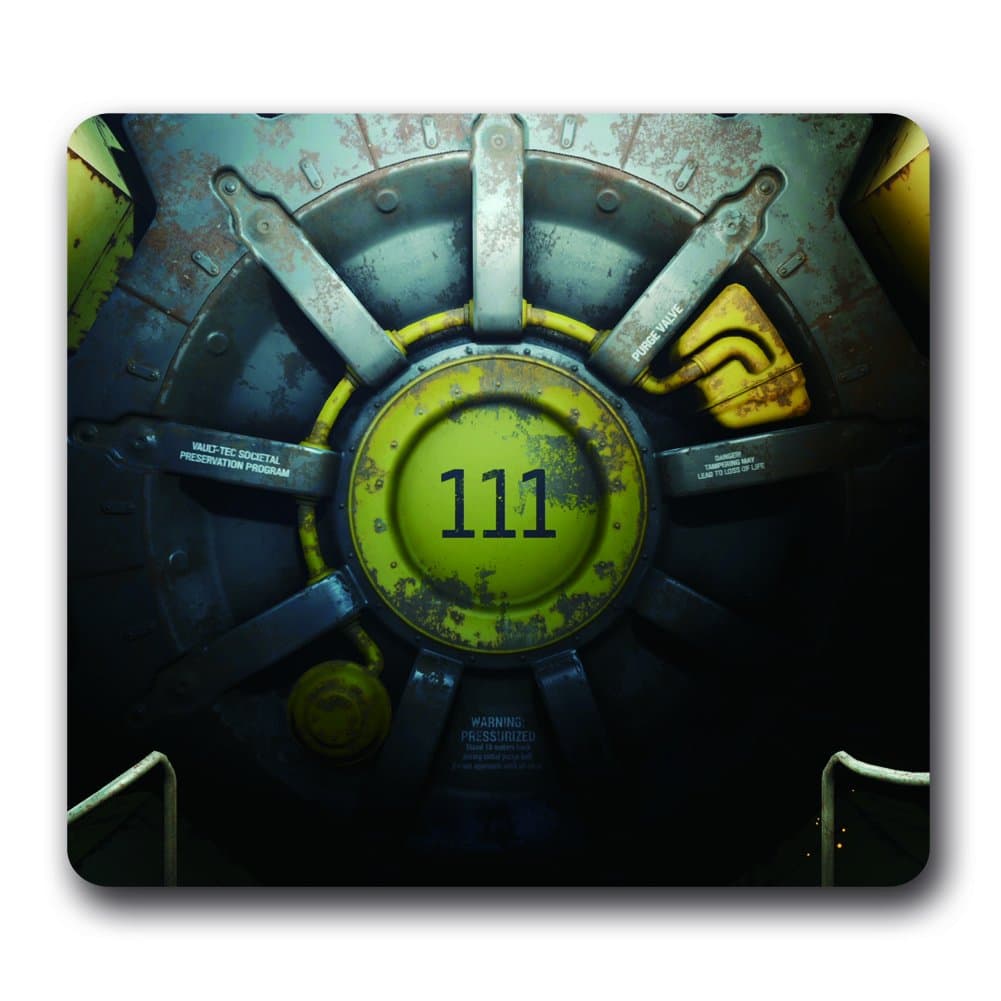 Fallout Non-Slip Water Resistant Gaming Mouse Pad 10 Inch9 Inch, Please Stand By Rubber Mouse Pad