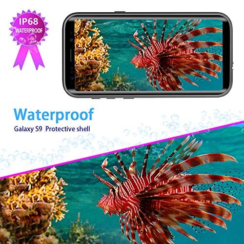 XBK Samsung Galaxy S9+ Plus Case, Waterproof Case with Built-in Screen Protector,Full-Body Rugged Resistant Protective Hard Cover Case for Galaxy S9 Plus (2018, 6.2inch)