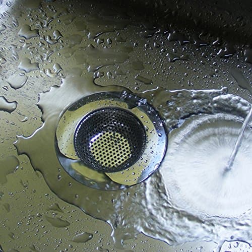 iHappy Stainless Steel Mesh Kitchen Sink Drain Strainer Bathroom Floor Drain Stopper 3-Inch