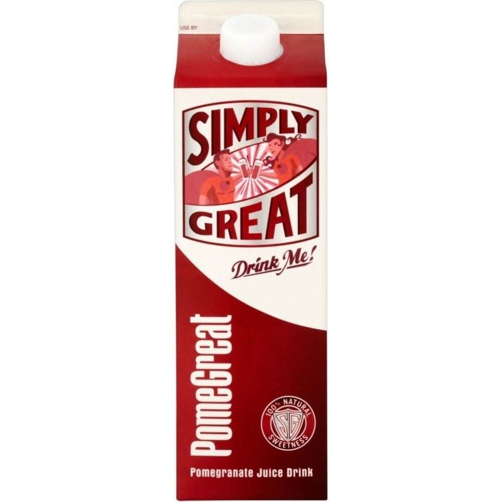 PomeGreat PurePlus Chilled Pomegranate Juice Drink (1L)