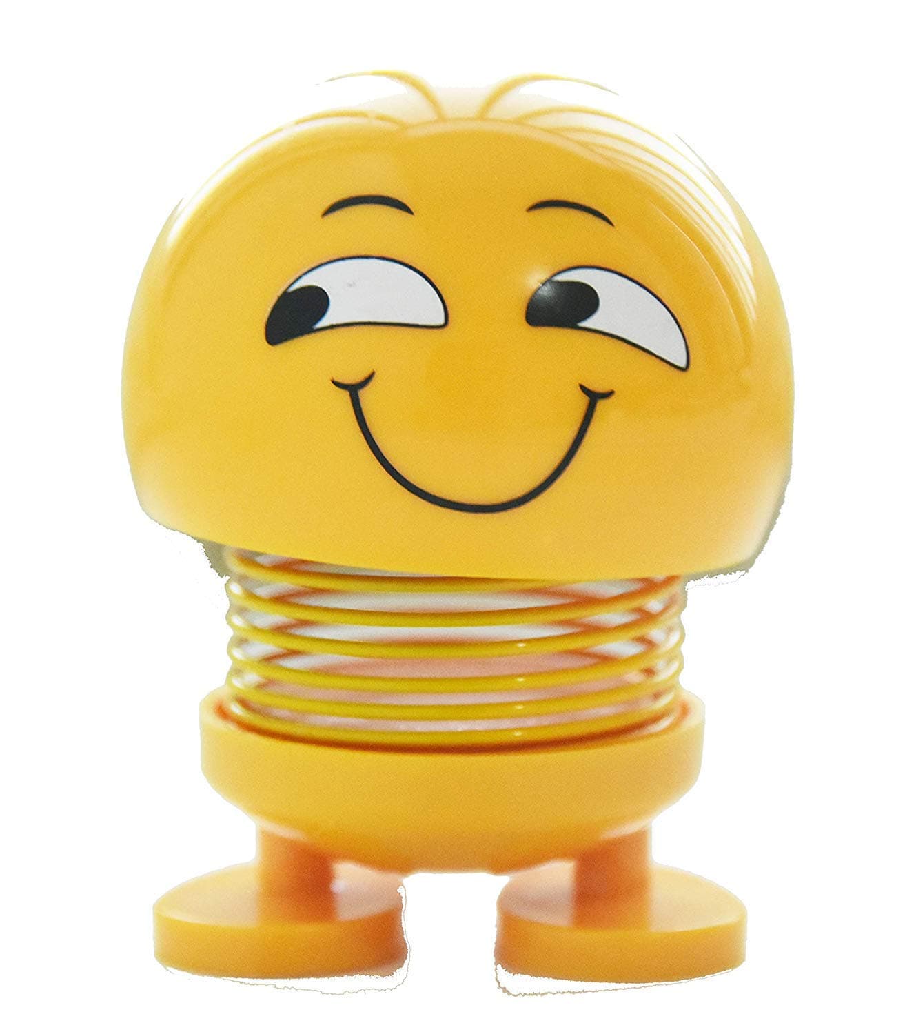 Spring Dancing Emoji Dolls || Emotion Figures Funny Smile Face Spring Dolls Car Decoration for Car Interior Dashboard Expression (1 Piece)