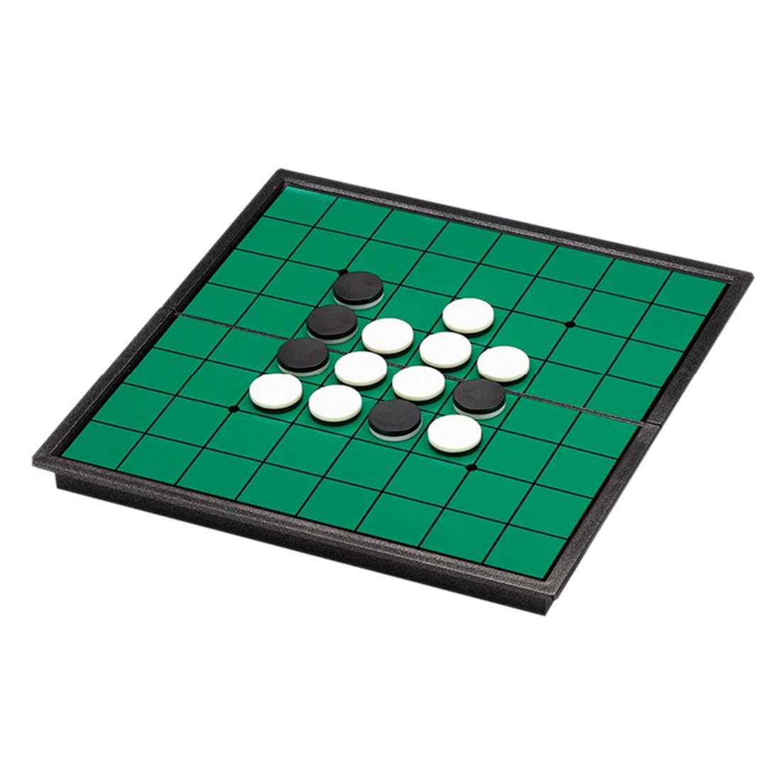 Vicoki Magnetic Othello Reversi Classic Game with Foldable Board, 25cm