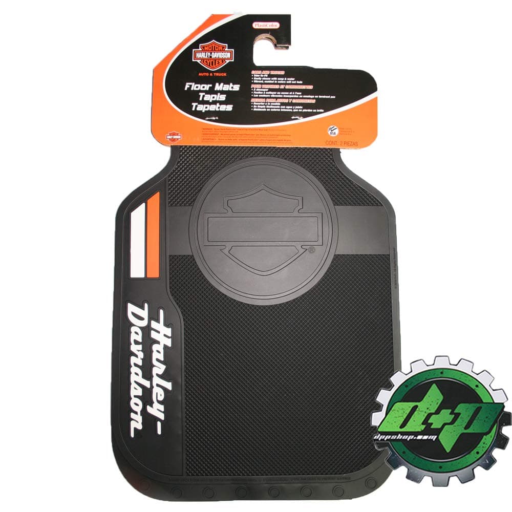 Harley Davidson Cycles Floor mats Stacked Logo B&S Rubber car Truck auto HD New