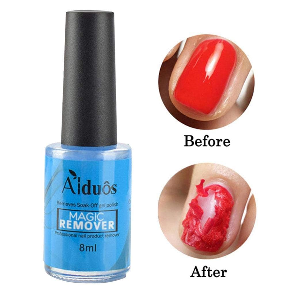 Dewdropy Magic Remove UV Gel Nail Polish Magic Remover Soak Off Nail Art Primer Acrylic Clean Nail Art Soak Off Remover Gel Polish Acrylic Removal