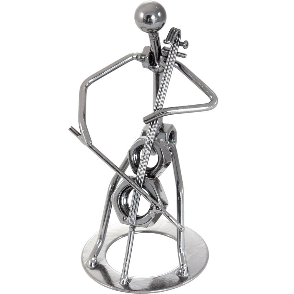 Nuts & bolts iron man figurine - cellist